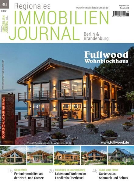 Regionales Immobilien Journal Berlin & Brandenburg — August 2021