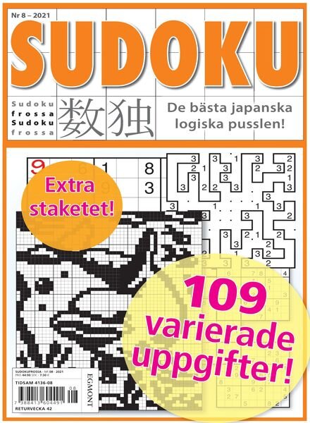 Sudoku Frossa — 16 september 2021