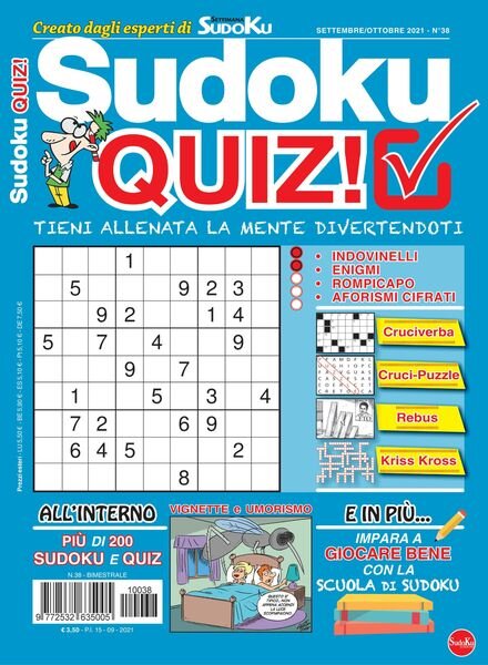 Sudoku Quiz — settembre 2021