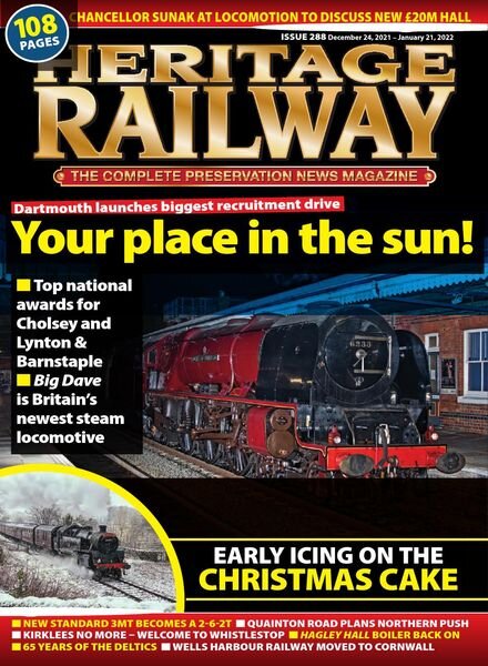 Heritage Railway — Issue 288 — December 24, 2021