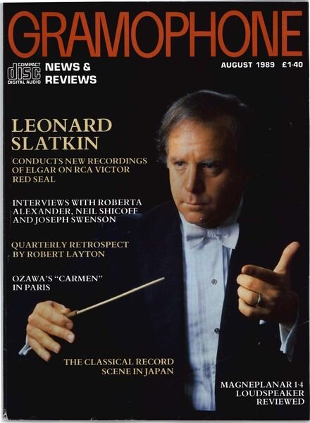 Gramophone — August 1989