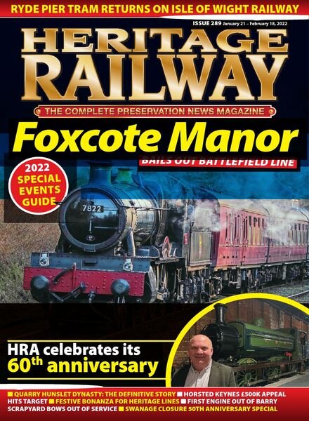Heritage Railway — Issue 289 — January 21, 2022