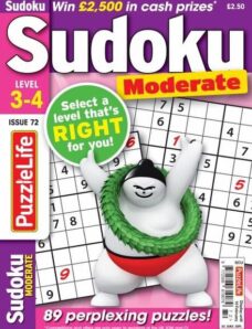 PuzzleLife Sudoku Moderate – January 2022