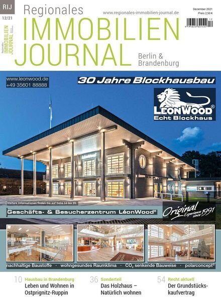 Regionales Immobilien Journal Berlin & Brandenburg — Dezember 2021