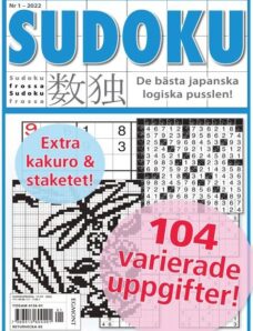 Sudoku Frossa – 13 januari 2022