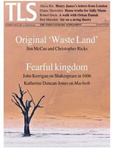 The Times Literary Supplement – 9 October 2015