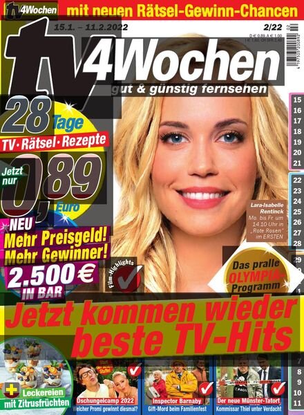 TV 4 Wochen — Nr 2 2022