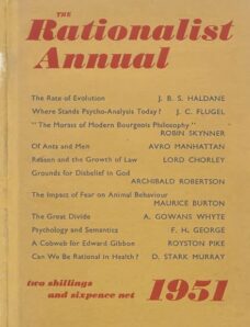 New Humanist – The Rationalist Annual 1951