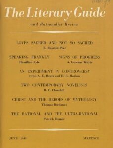 New Humanist – The Literary Guide June 1949