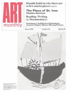 Art Monthly – March 1985
