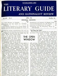 New Humanist — The Literary Guide April 1946