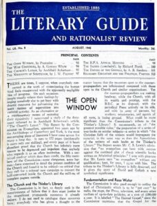 New Humanist — The Literary Guide August 1945