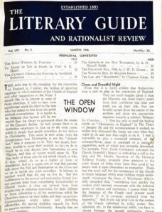 New Humanist — The Literary Guide March 1946