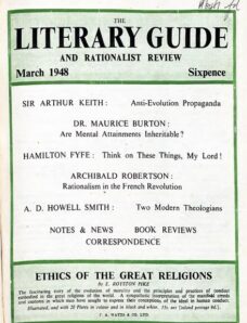 New Humanist — The Literary Guide March 1948