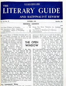New Humanist — The Literary Guide October 1945