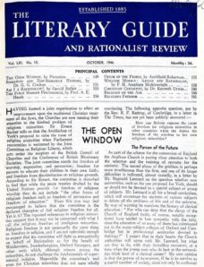 New Humanist — The Literary Guide October 1946