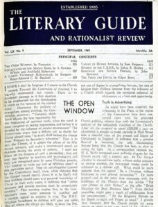 New Humanist – The Literary Guide September 1945