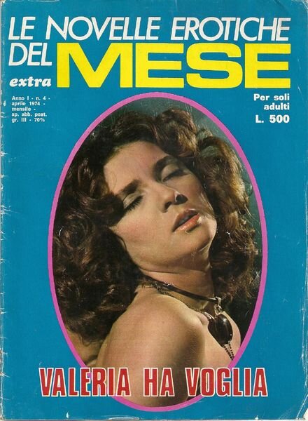 Le Novelle Erotiche del Mese Ex — n. 4 4-1974