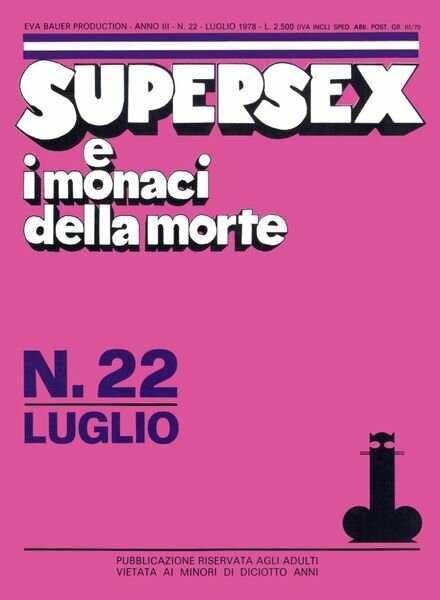 Supersex – n. 22 Luglio 1978