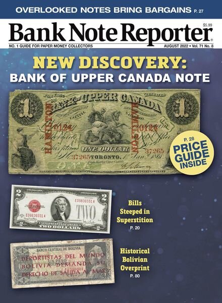 Banknote Reporter — August 2022