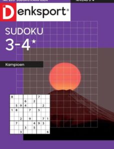 Denksport Sudoku 3-4 kampioen – 11 augustus 2022