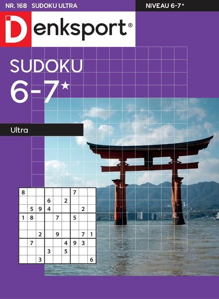 Denksport Sudoku 6-7 ultra – 11 augustus 2022