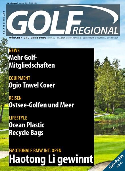 Golf Regional — Sommer 2022
