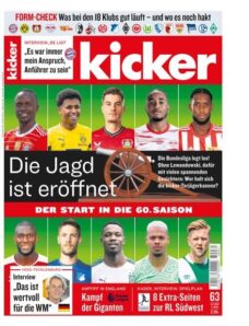 Kicker – 04 August 2022