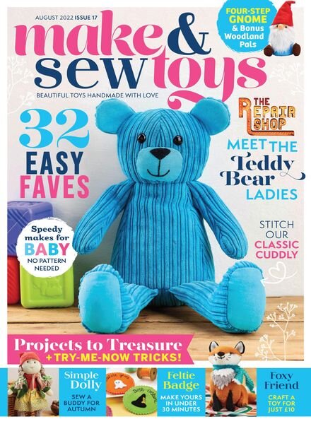 Make & Sew Toys — August 2022
