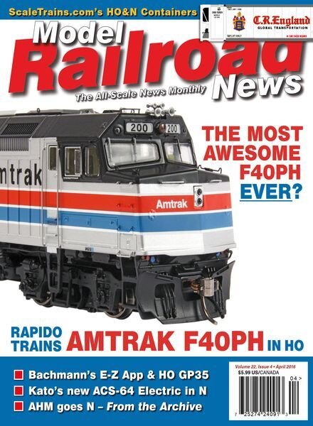 Model Railroad News – May 2016