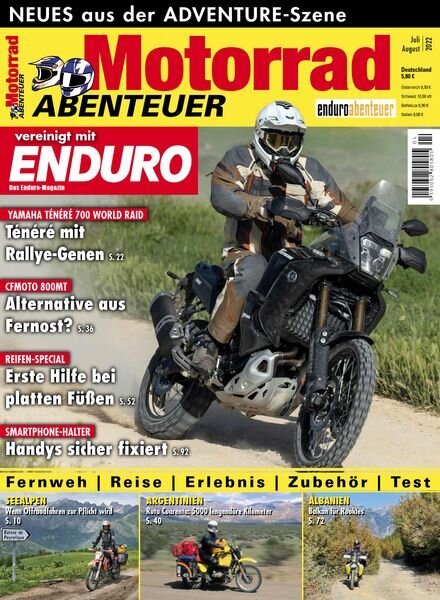 Motorrad Abenteuer – Juli-August 2022
