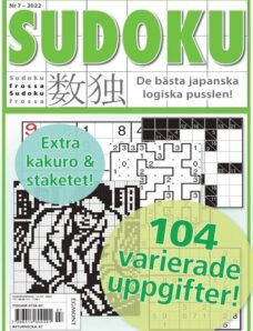 Sudoku Frossa – 11 augusti 2022