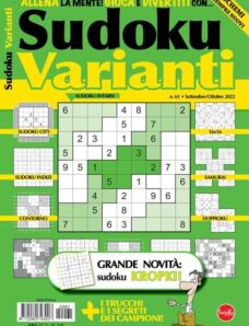 Sudoku Varianti – settembre 2022