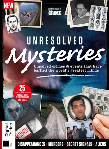 Real Crime Bookazine — Unresolved Mysteries — 3rd Edition 2022