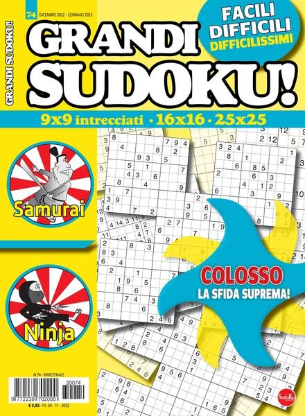 Grandi Sudoku — dicembre 2022