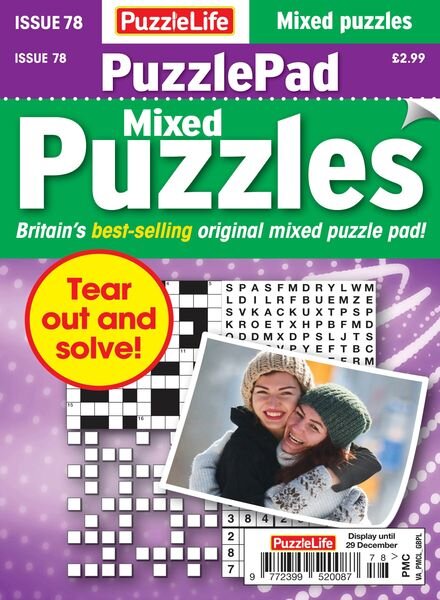 PuzzleLife PuzzlePad Puzzles — 01 December 2022