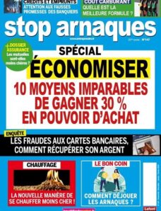 Stop Arnaques – 01 decembre 2022
