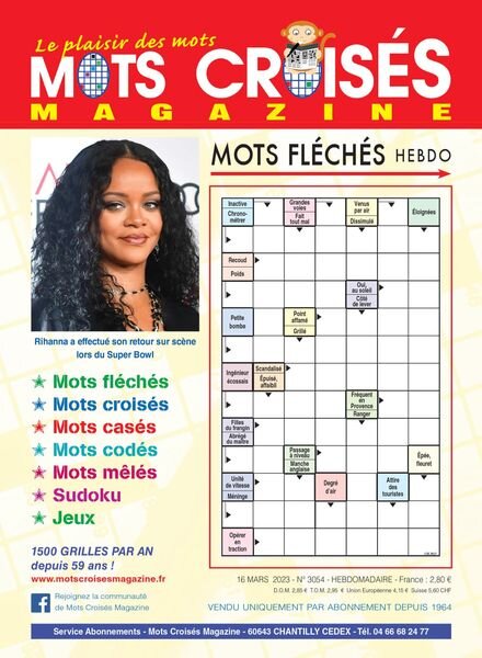 Mots Croises Magazine — 16 mars 2023