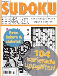 Sudoku Frossa – mars 2023