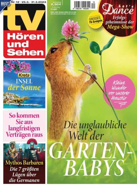 TV Horen und Sehen – 17 Marz 2023