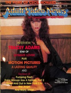 Adult Video News – October 1986