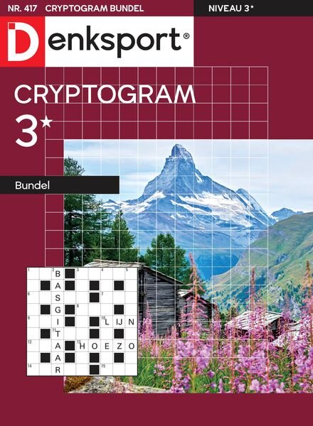 Denksport Cryptogrammen 3 bundel — 18 mei 2023