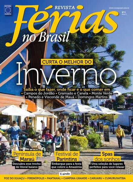 Ferias no Brasil e Ferias EUA — maio 2023