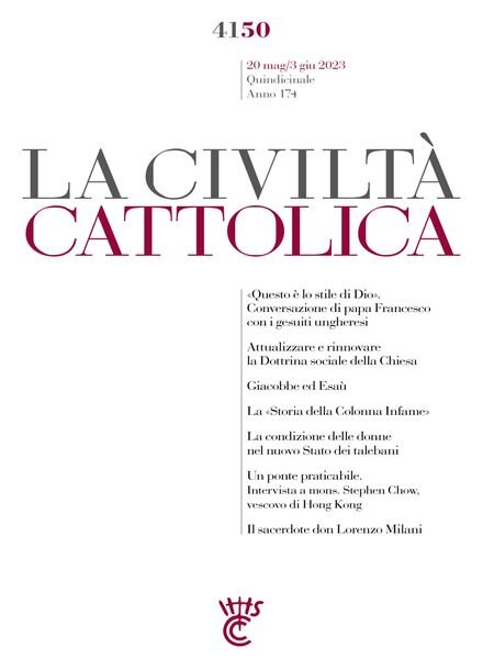 La Civilta Cattolica – 20 Maggio 2023