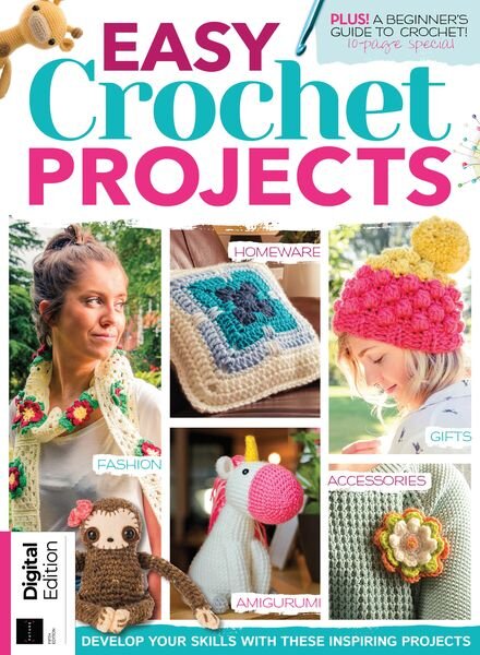Easy Crochet Projects — 5th Edition — August 2023