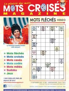 Mots Croises Magazine – 26 Septembre 2023