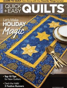 Quick+Easy Quilts – December 2022 – January 2023