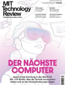Technology Review – September-Dezember 2023