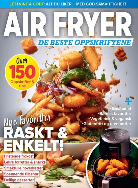 Air fryer De beste oppskriftene Norge — Oktober 2023