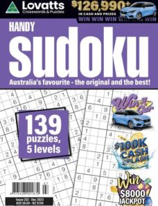 Lovatts Handy Sudoku – Issue 232 – December 2023